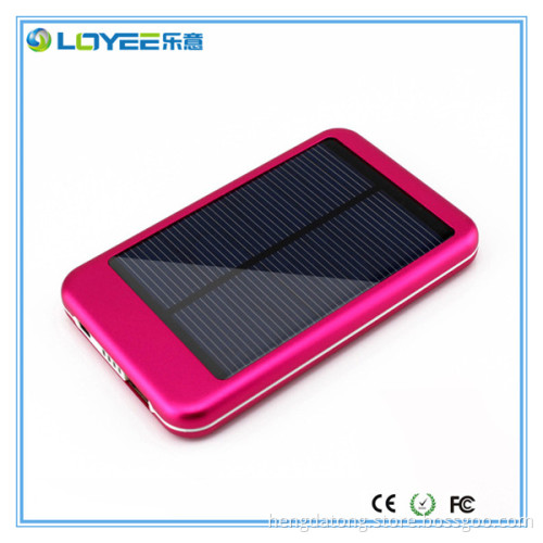 New Arravel 5000mAh Mobile Solar Power Bank Charger